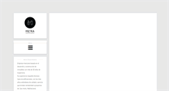 Desktop Screenshot of metradesarrolladora.com